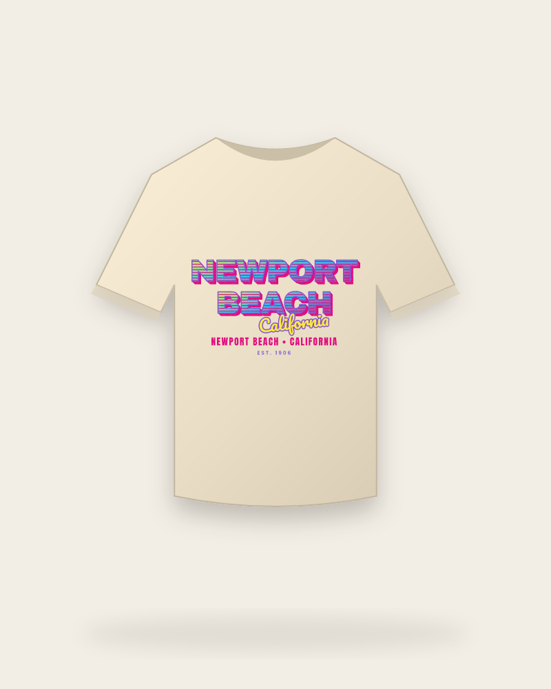 Newport Beach Music TV Classic Tee