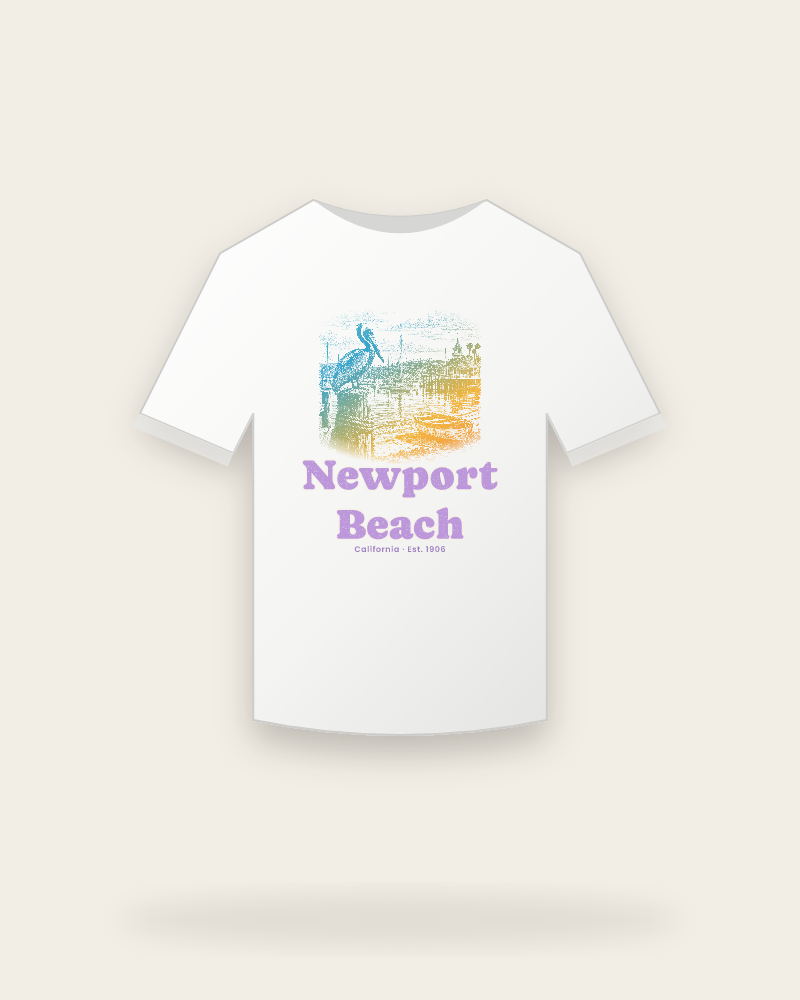 Newport Beach Harbor Pelican Youth Tee
