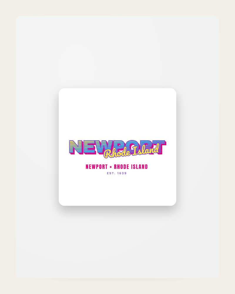 Newport Music TV Fridge Magnet