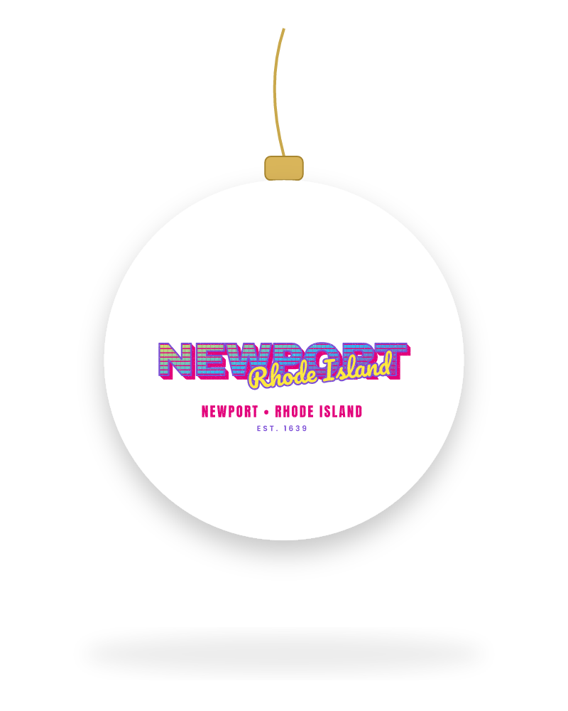 Newport Music TV Ceramic Ornament