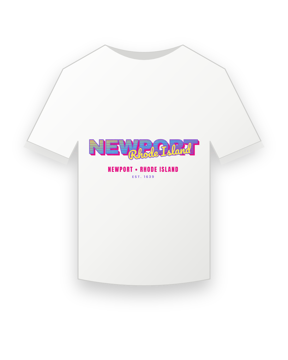Newport Music TV Youth Tee in White