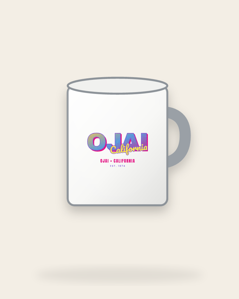 Ojai Music TV Enamel Camp Mug
