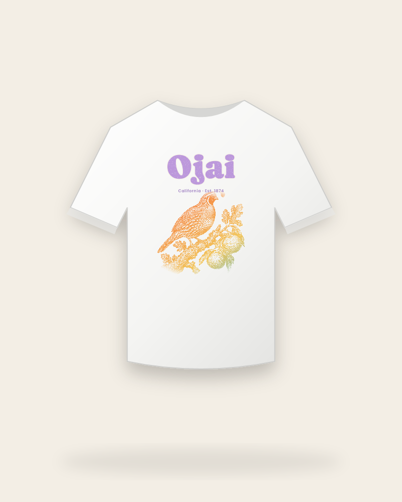 Ojai California Quail Youth Tee