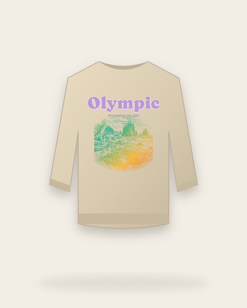 Olympic Ruby Beach Crewneck Sweatshirt