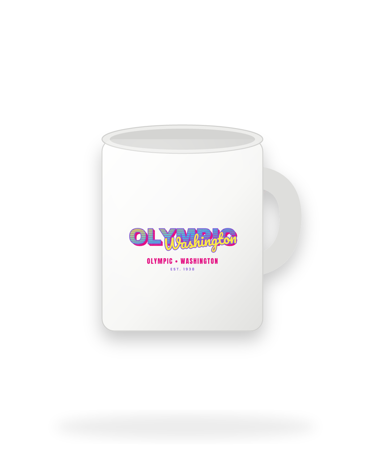 Olympic Music TV Ceramic Mug 11oz in White