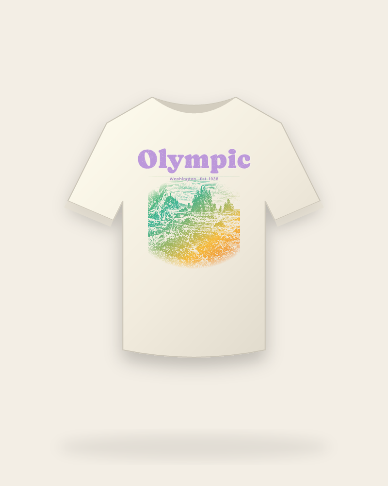 Olympic Ruby Beach Vintage Wash Tee