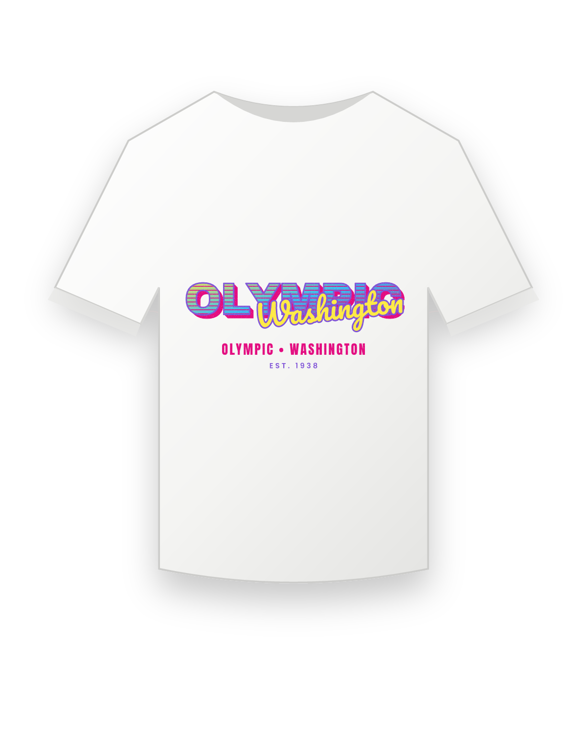 Olympic Music TV Youth Tee in White