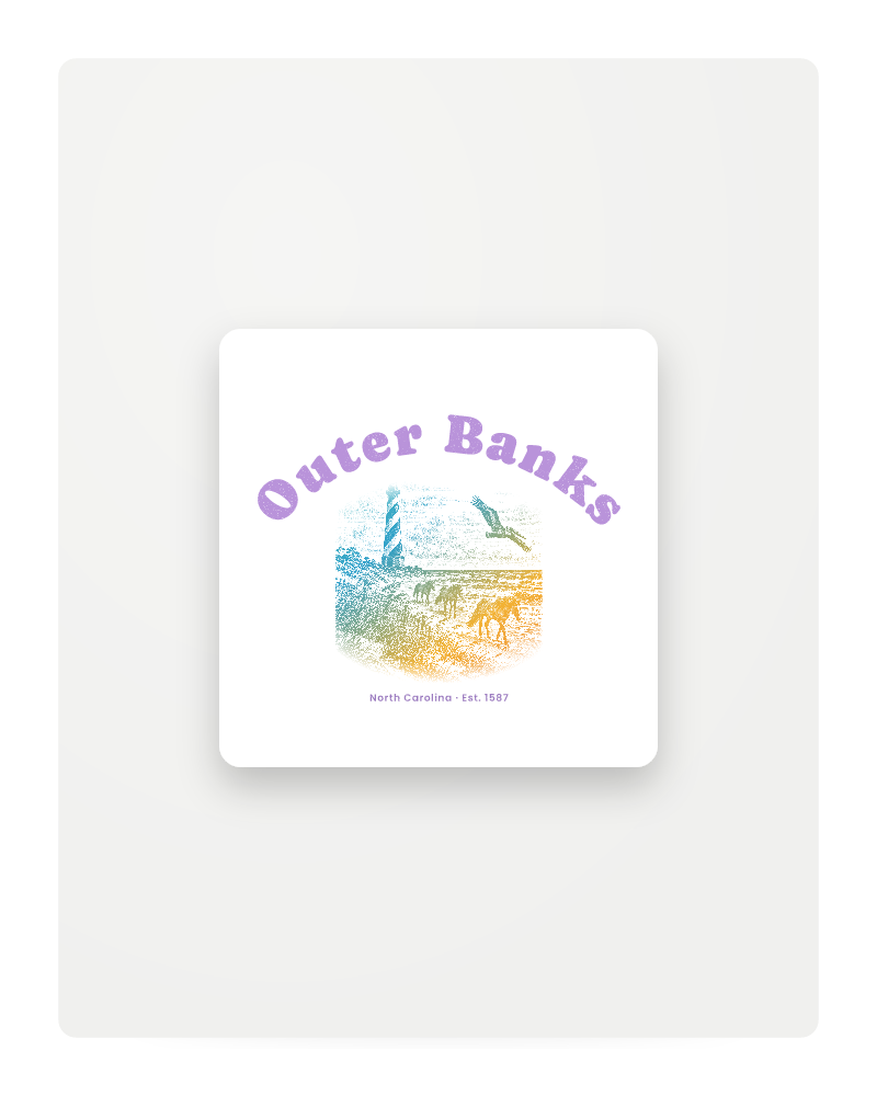 Outer Banks Hatteras Light Fridge Magnet