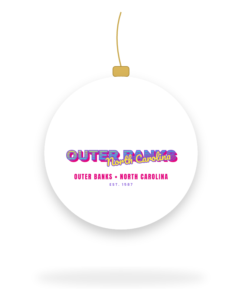 Outer Banks Music TV Ceramic Ornament