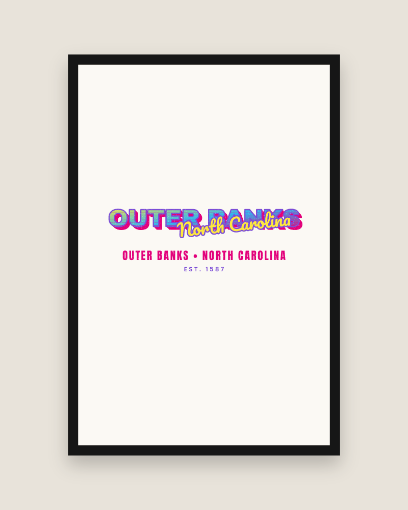 Outer Banks Music TV Matte Poster