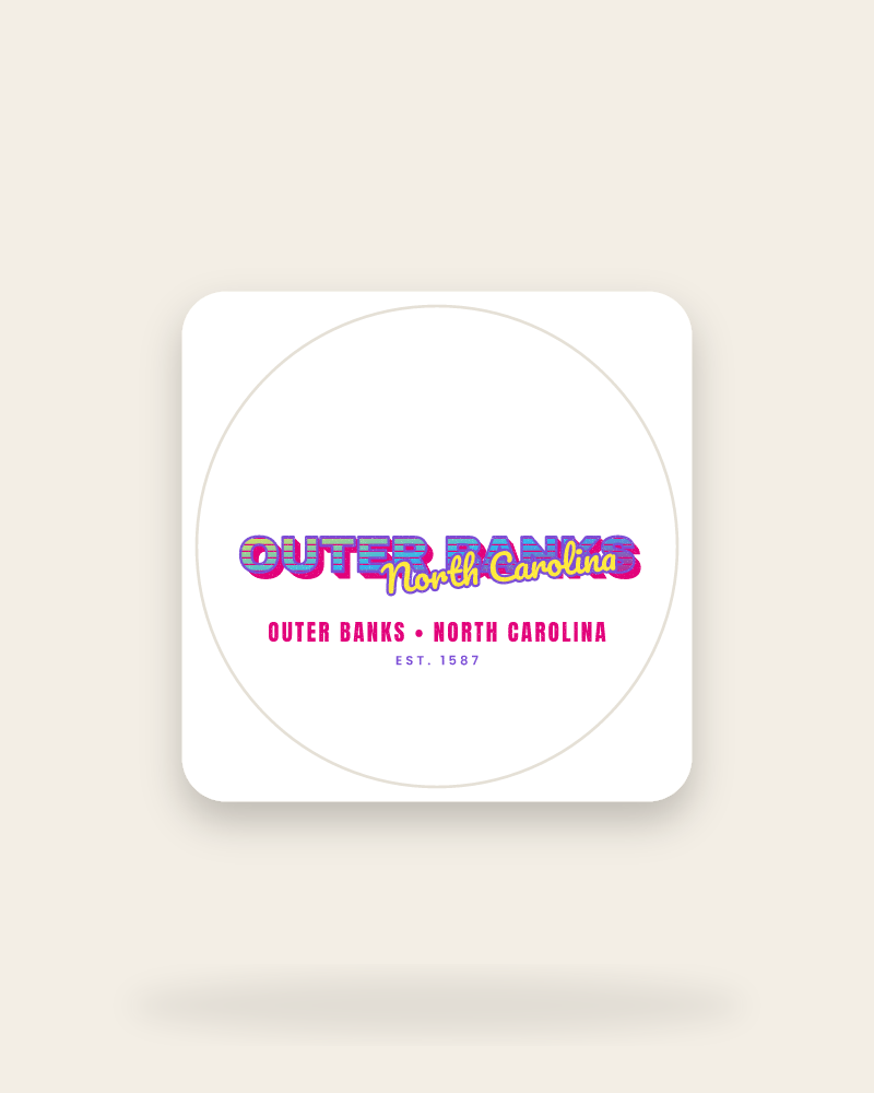 Outer Banks Music TV Kiss-Cut Sticker