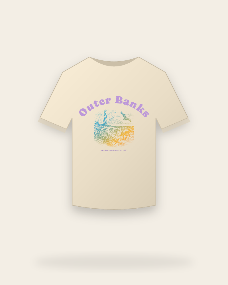 Outer Banks Hatteras Light Organic Cotton Tee