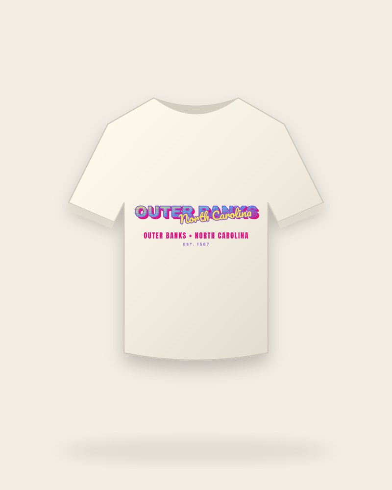 Outer Banks Music TV Vintage Wash Tee