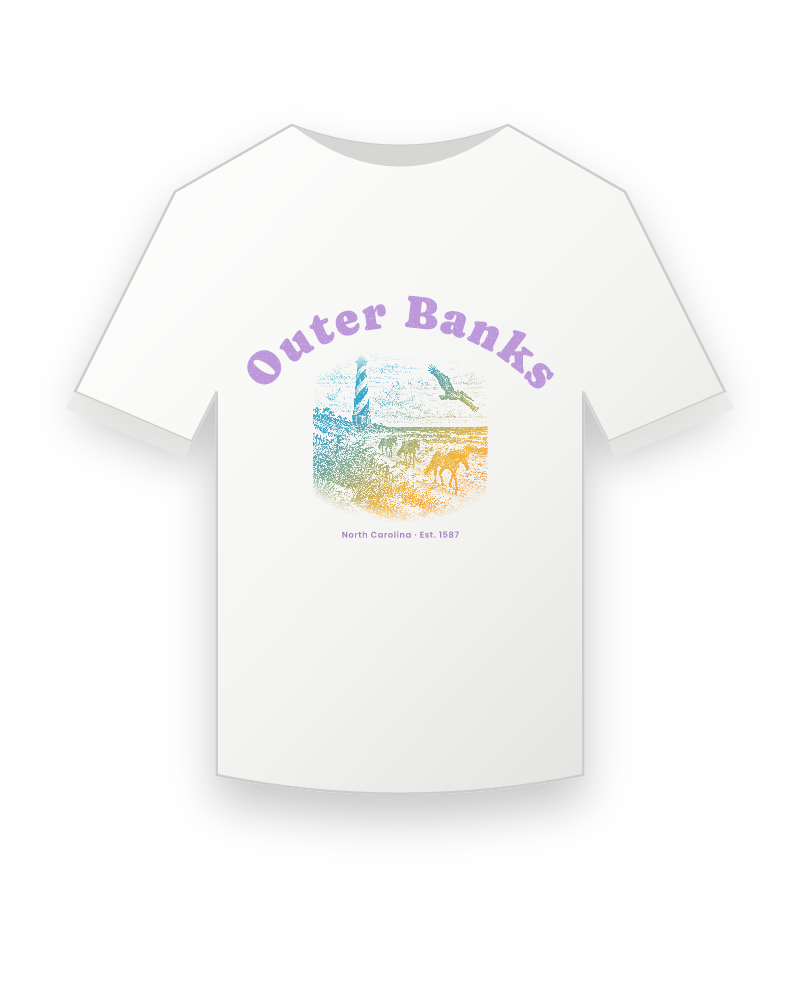Outer Banks Hatteras Light Youth Tee