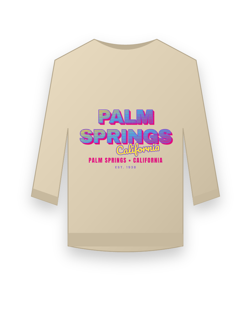 Palm Springs Music TV Crewneck Sweatshirt