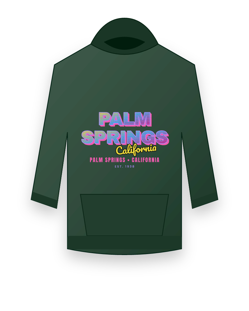 Palm Springs Music TV Hooded Sweatshirt