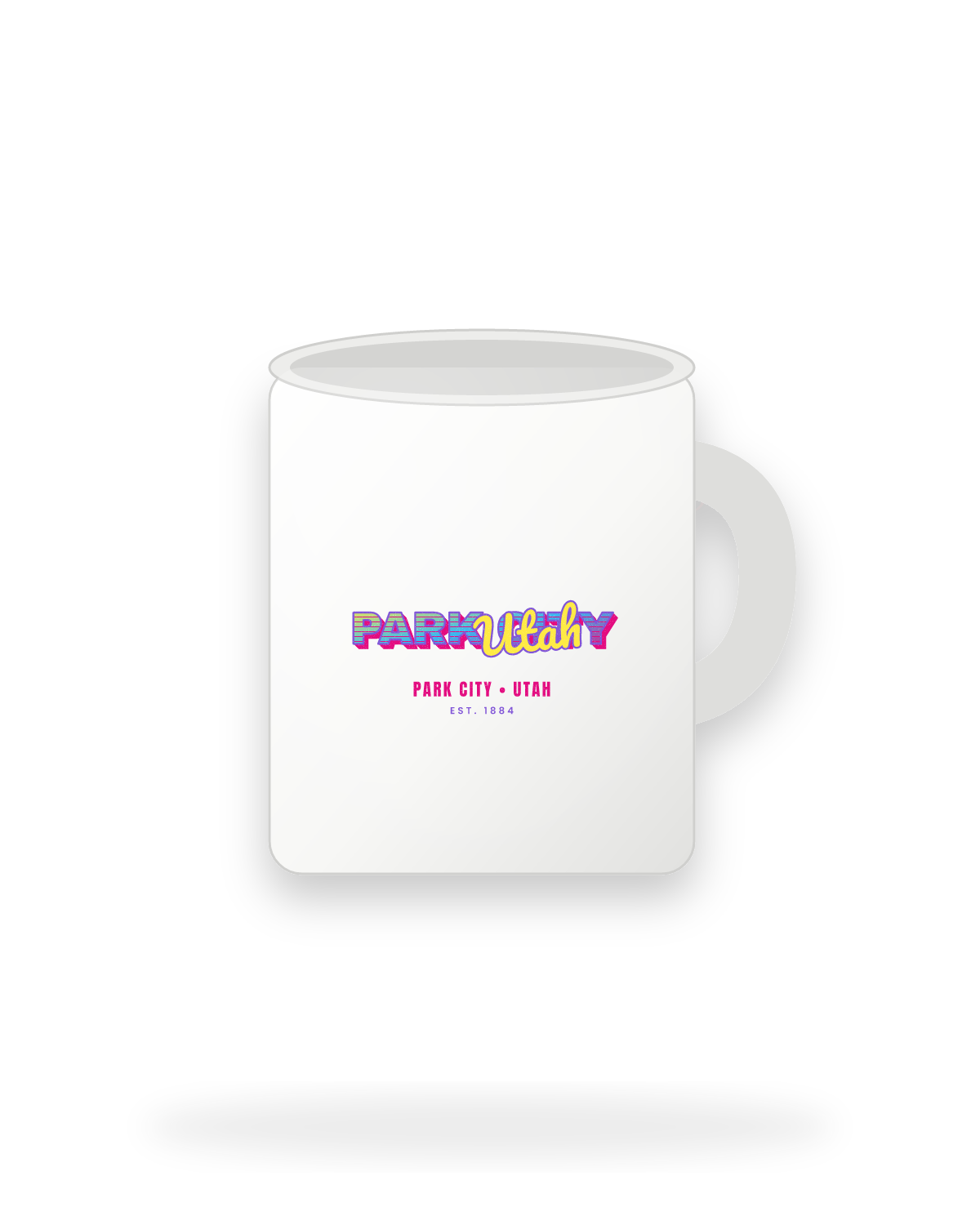 Park City Music TV Ceramic Mug 11oz in White