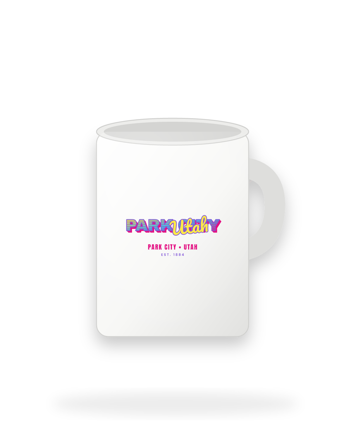 Park City Music TV Ceramic Mug 15oz in White