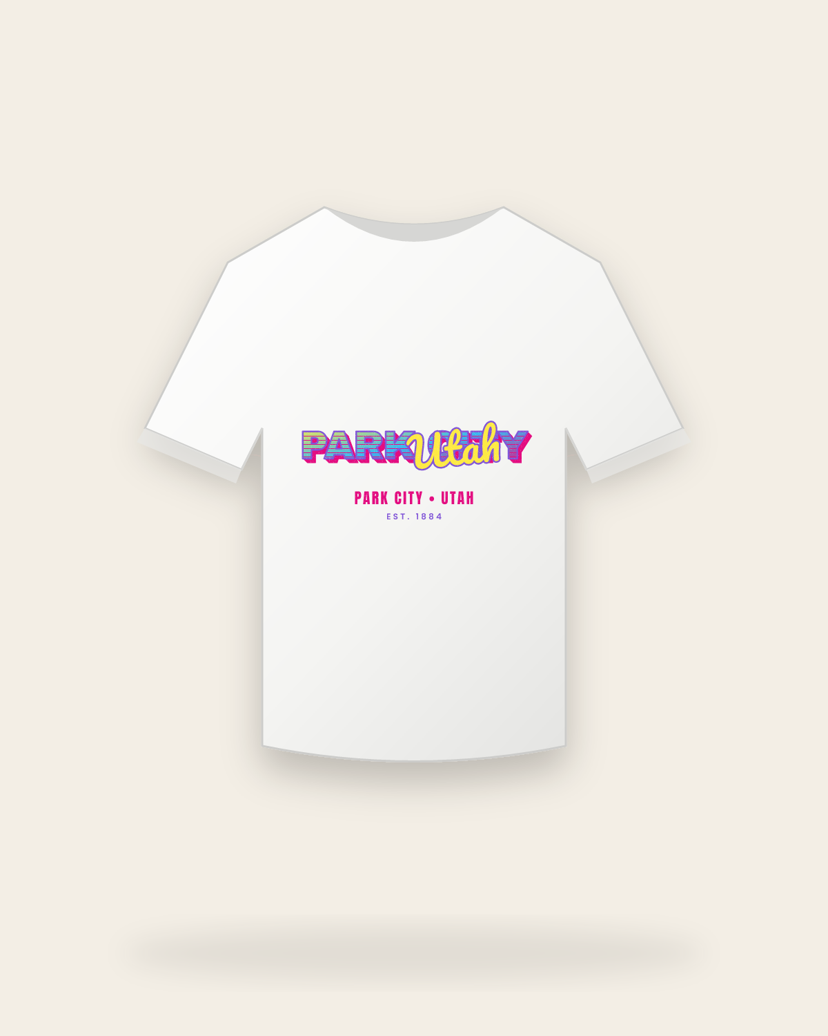 Park City Music TV Youth Tee in White