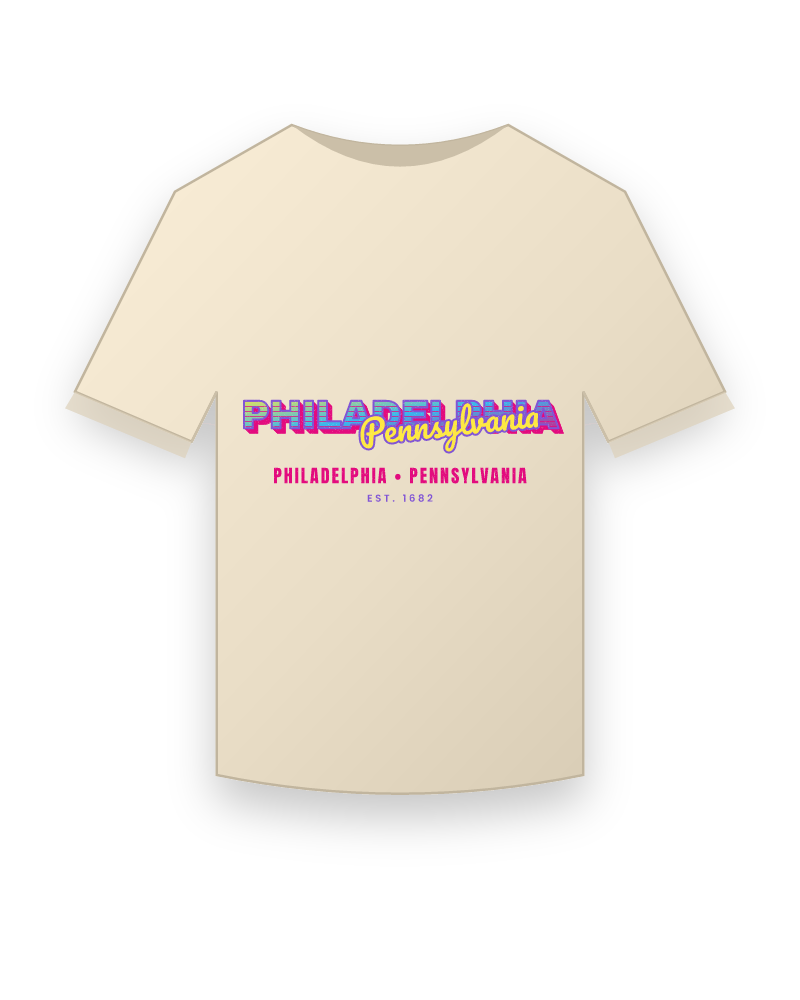 Philadelphia Music TV Organic Cotton Tee