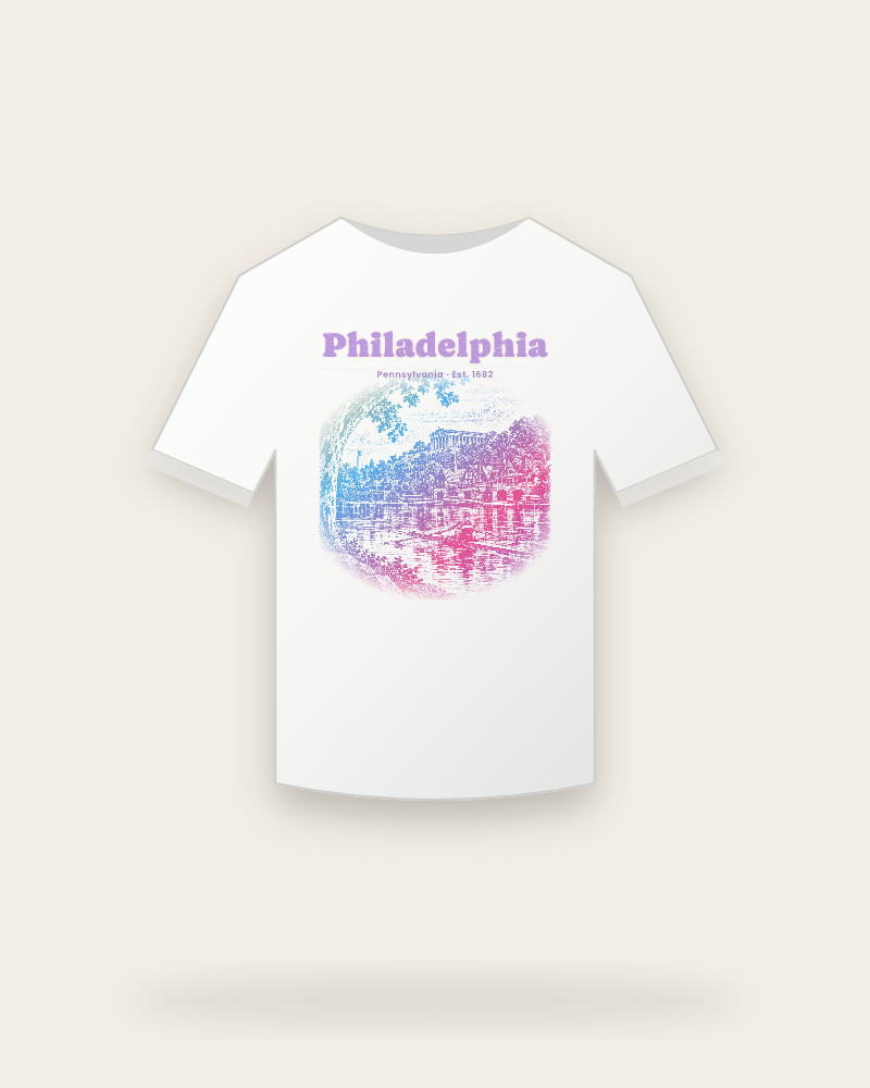 Philadelphia Boathouse Row Youth Tee