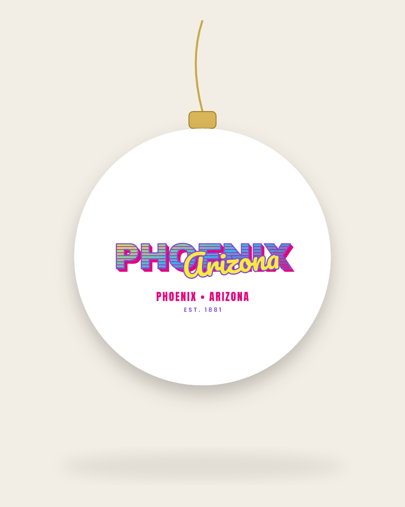 Phoenix Music TV Ceramic Ornament
