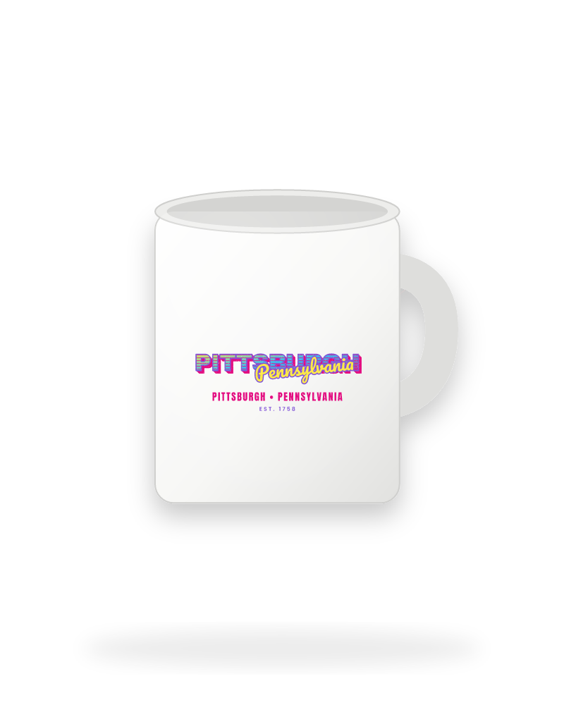 Pittsburgh Music TV Ceramic Mug 11oz