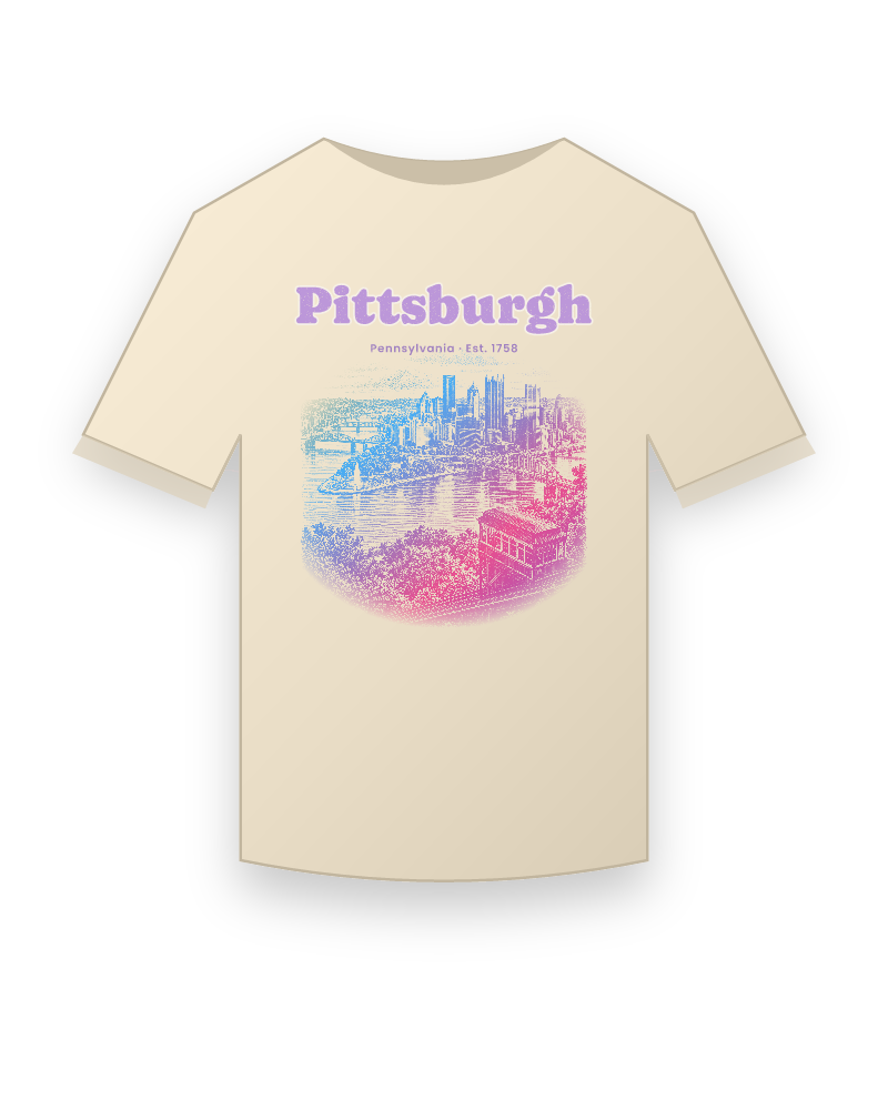 Pittsburgh Incline View Classic Tee