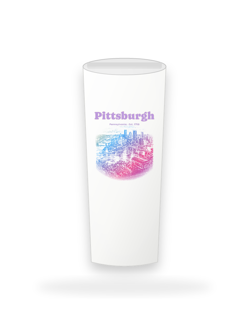 Pittsburgh Incline View Insulated Tumbler 20oz