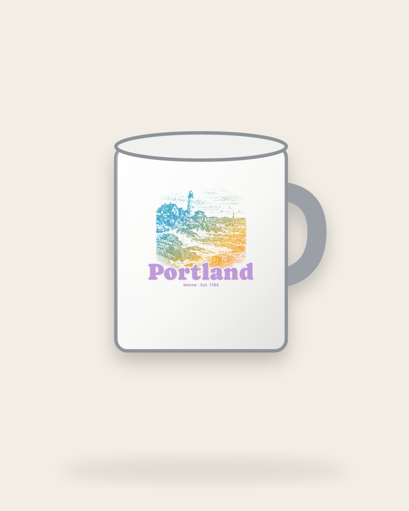 Portland Portland Head Light Enamel Camp Mug