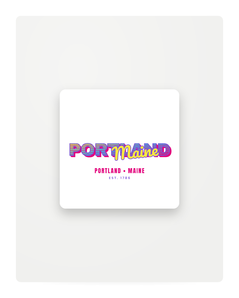 Portland Music TV Fridge Magnet