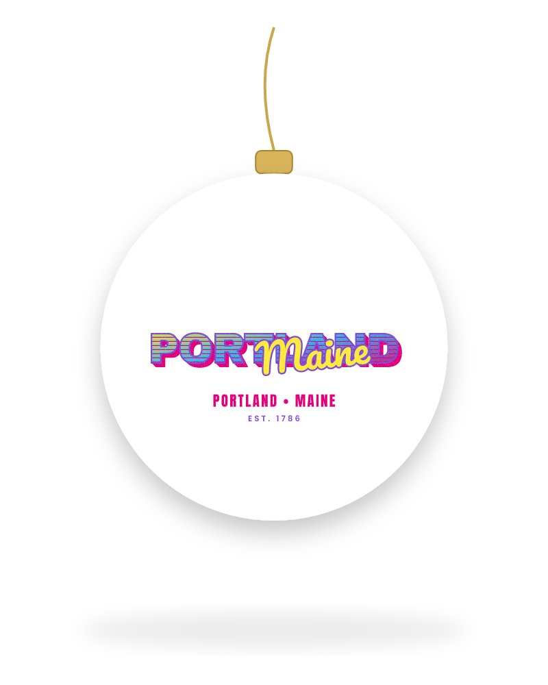Portland Music TV Ceramic Ornament