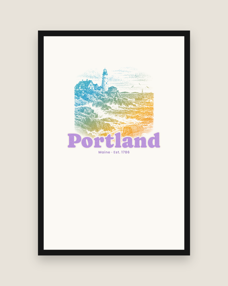 Portland Portland Head Light Matte Poster