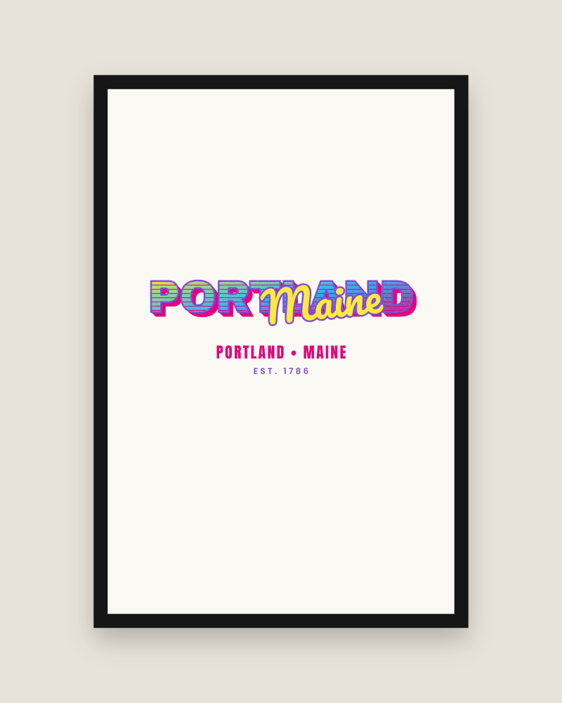 Portland Music TV Matte Poster