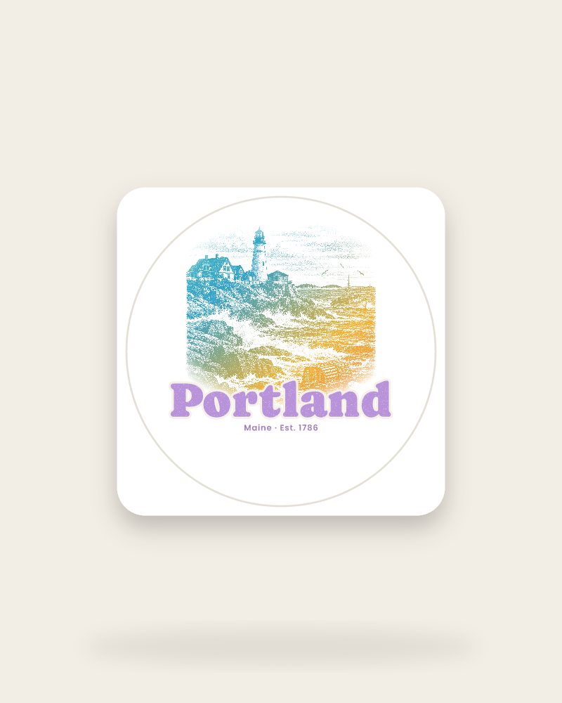 Portland Portland Head Light Kiss-Cut Sticker