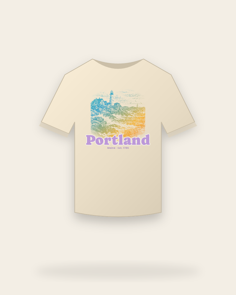 Portland Portland Head Light Organic Cotton Tee