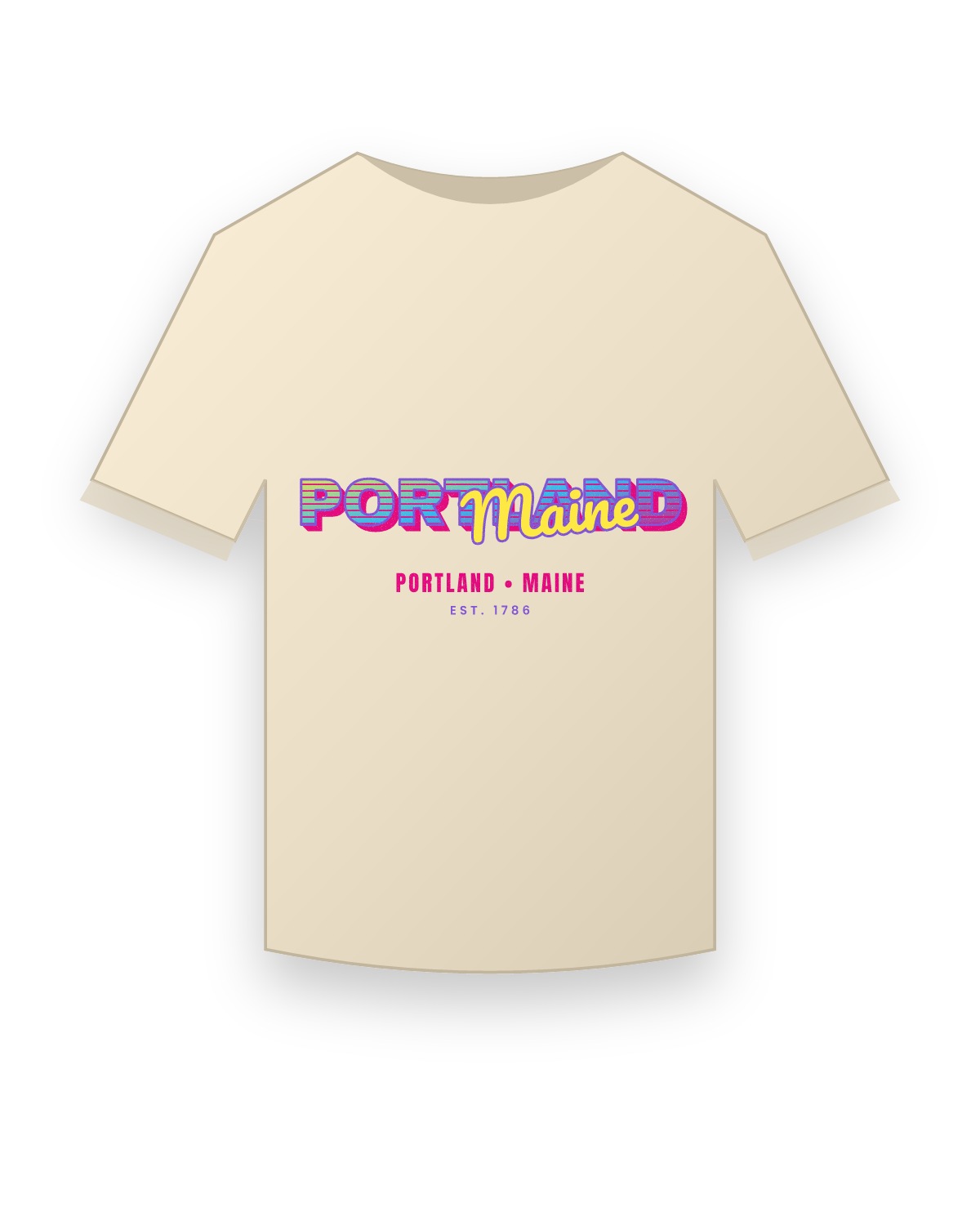 Portland Music TV Classic Tee in Natural
