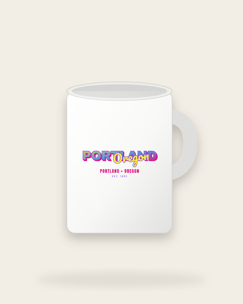 Portland Music TV Ceramic Mug 15oz