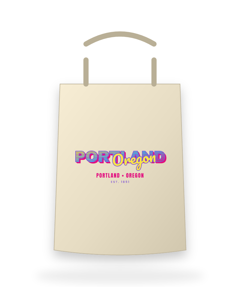 Portland Music TV Canvas Tote