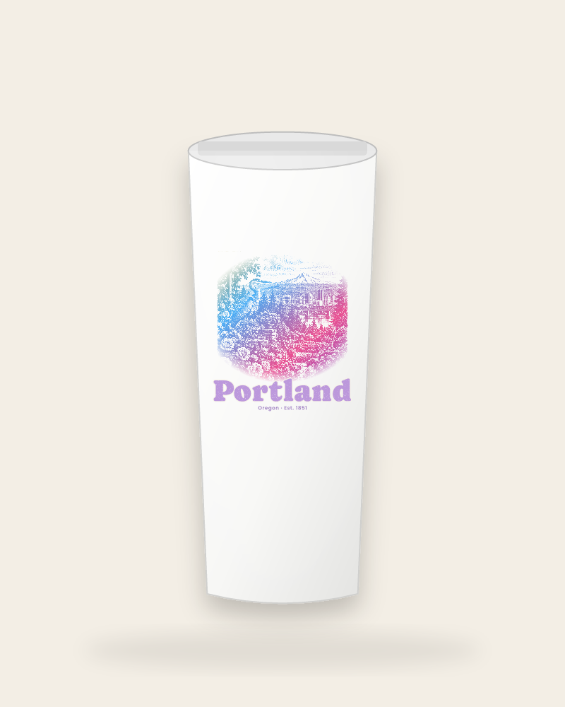 Portland Rose City Heron Insulated Tumbler 20oz