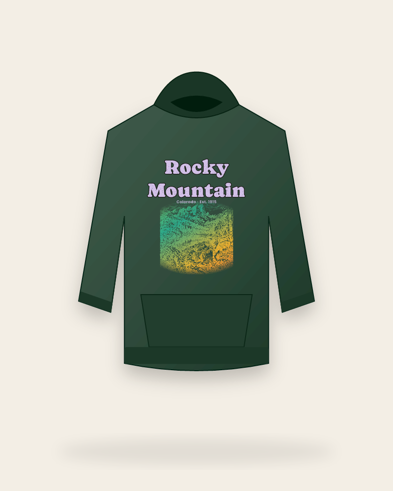 Rocky Mountain Bear Lake Hooded Sweatshirt