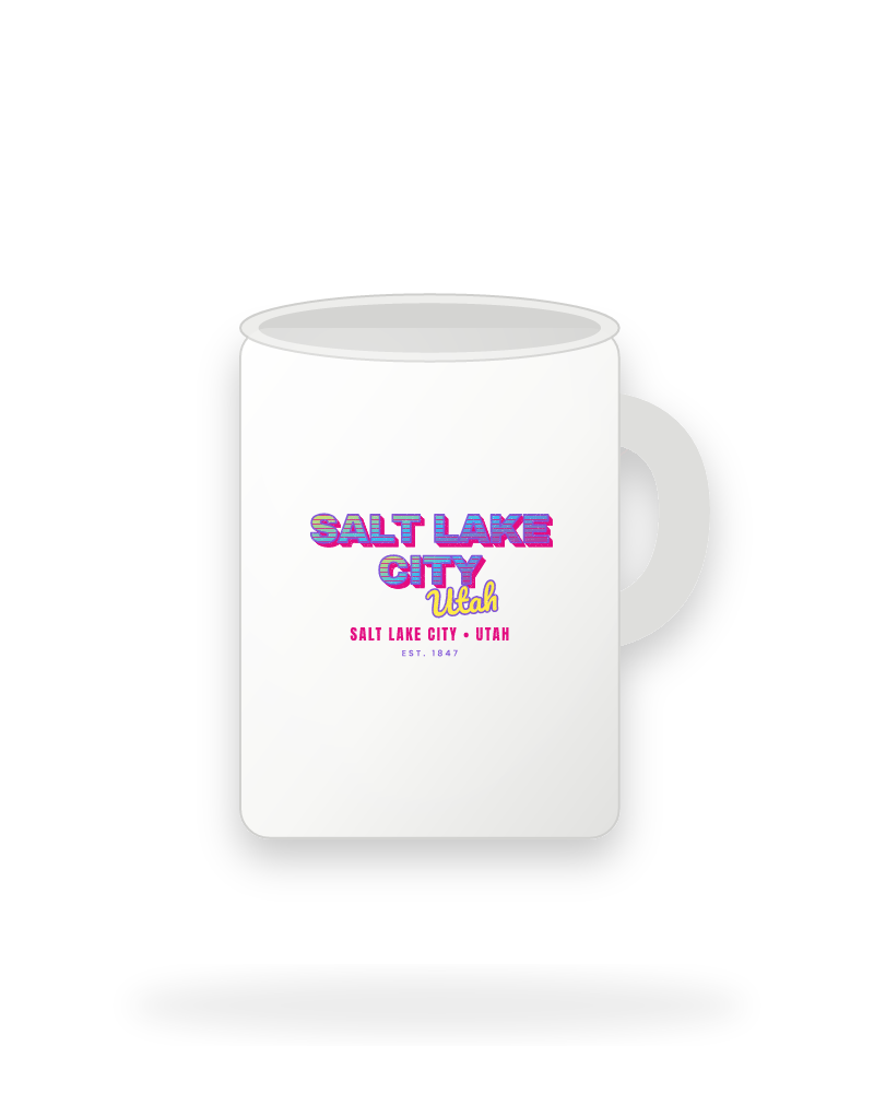 Salt Lake City Music TV Ceramic Mug 15oz