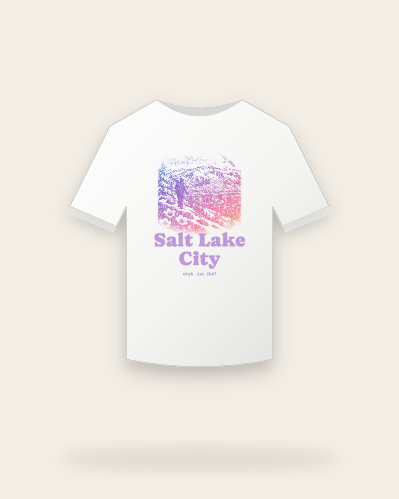 Salt Lake City Wasatch Winter Youth Tee