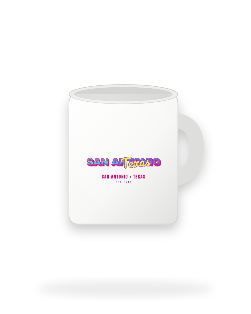San Antonio Music TV Ceramic Mug 11oz