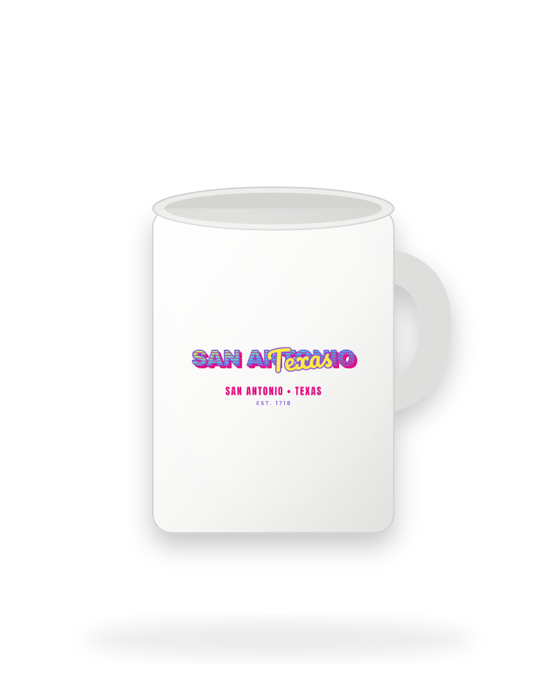 San Antonio Music TV Ceramic Mug 15oz