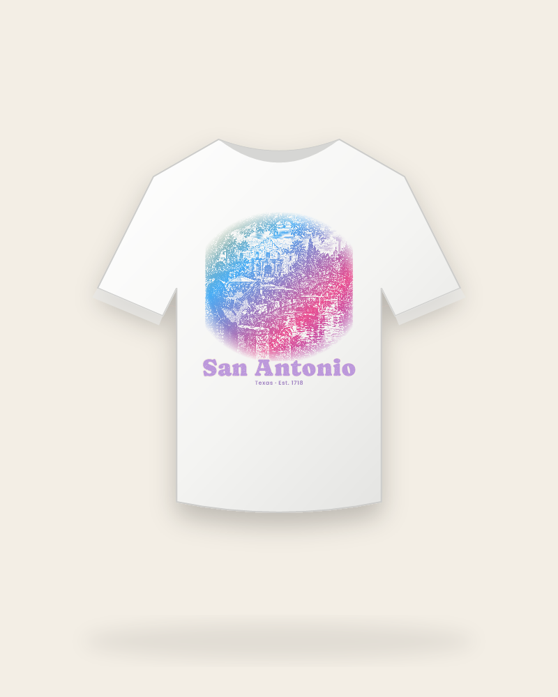 San Antonio Mission & River Walk Youth Tee