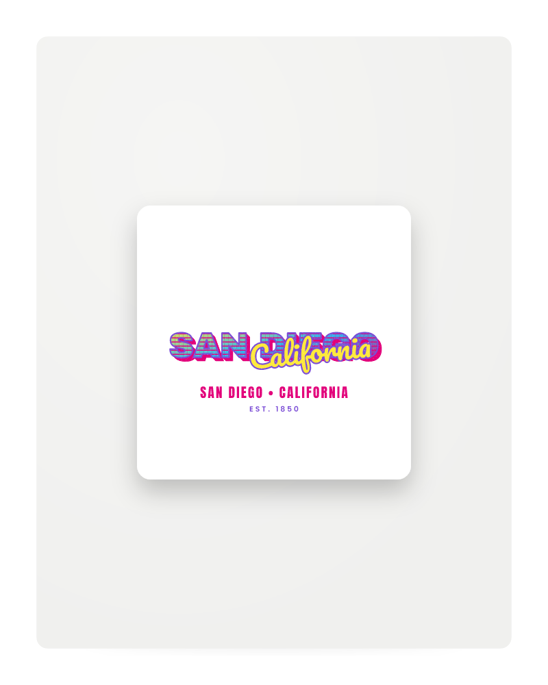San Diego Music TV Fridge Magnet