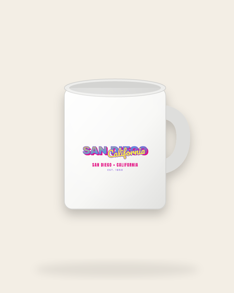 San Diego Music TV Ceramic Mug 11oz
