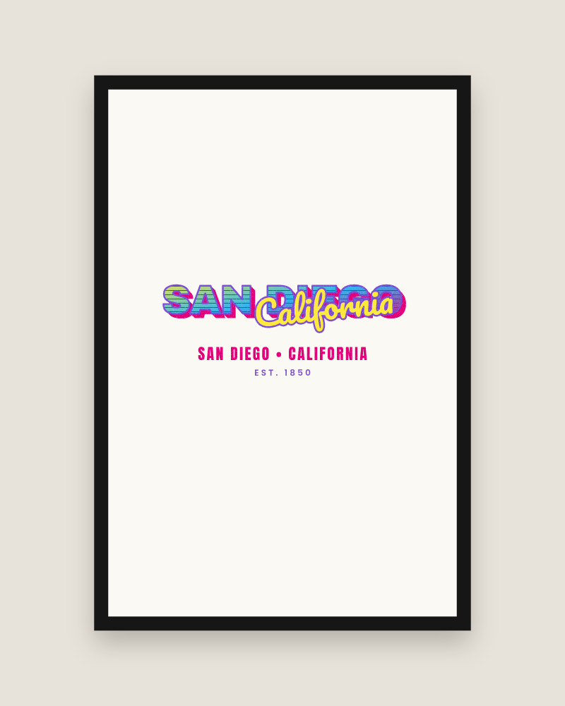 San Diego Music TV Matte Poster