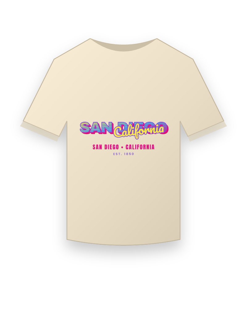 San Diego Music TV Organic Cotton Tee